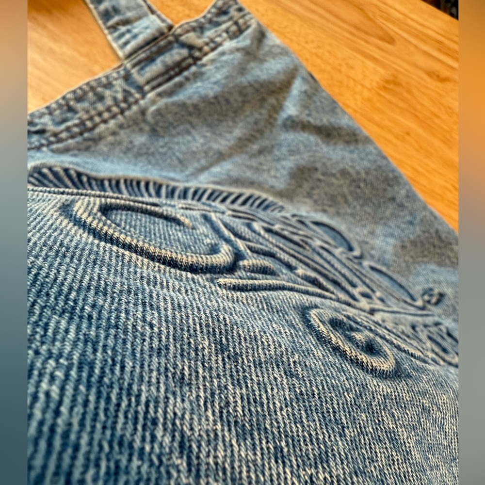 Vintage Denim Tote Bag - Blue - Picture 3 of 10